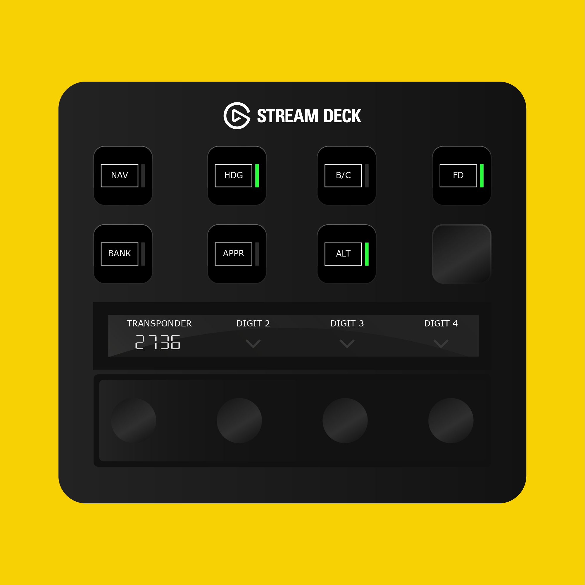 Cessna Citation Longitude Autopilot Panel for Stream Deck Plus - Flight Panels