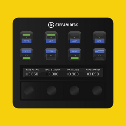 New! FlyByWire Airbus A380X Autopilot Panel for Stream Deck Plus