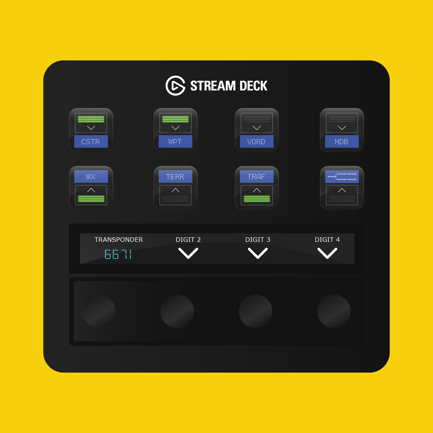 New! FlyByWire Airbus A380X Autopilot Panel for Stream Deck Plus