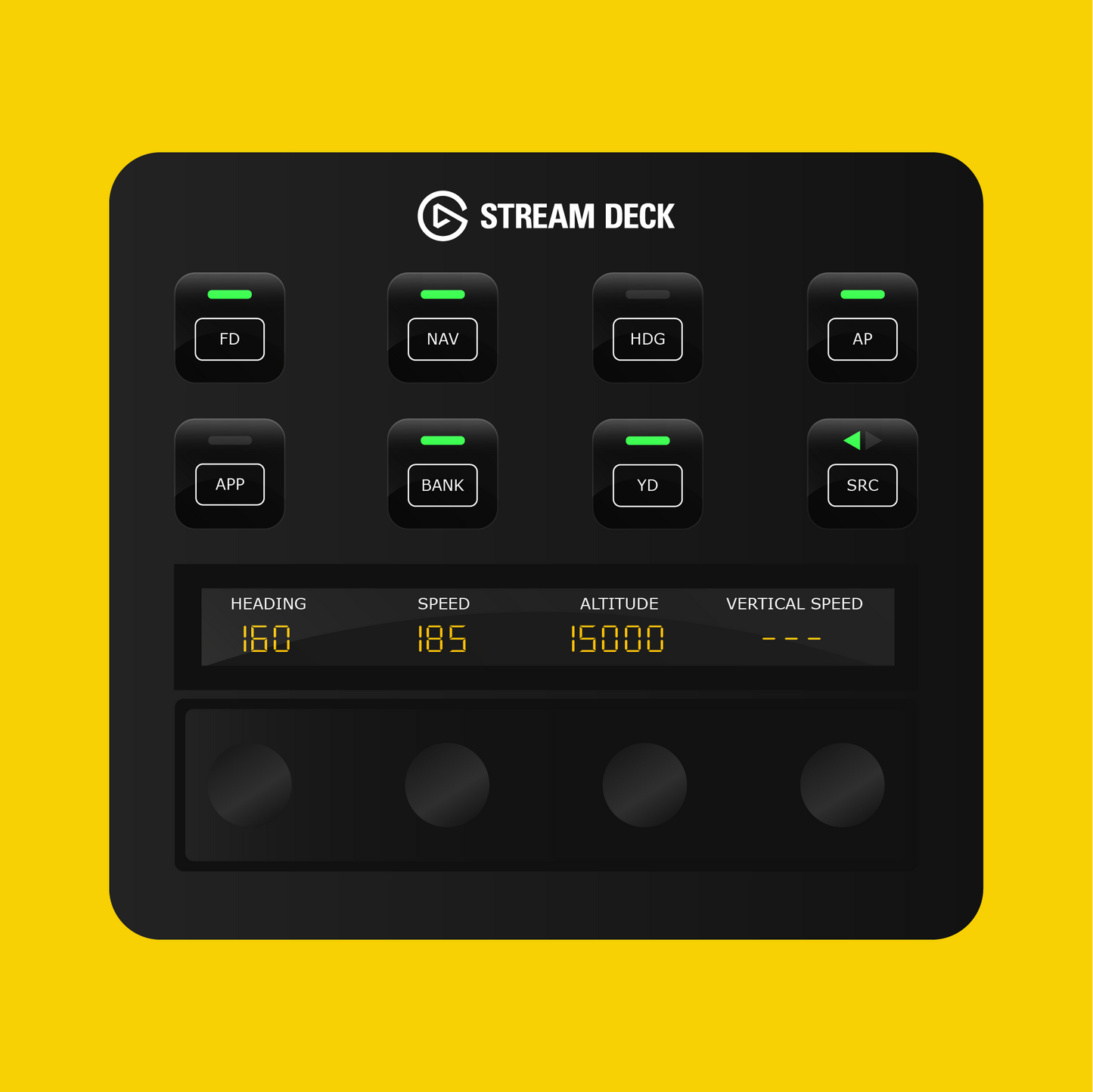 FSS E-Jets ERJ 170-195 Autopilot Panel for Stream Deck Plus