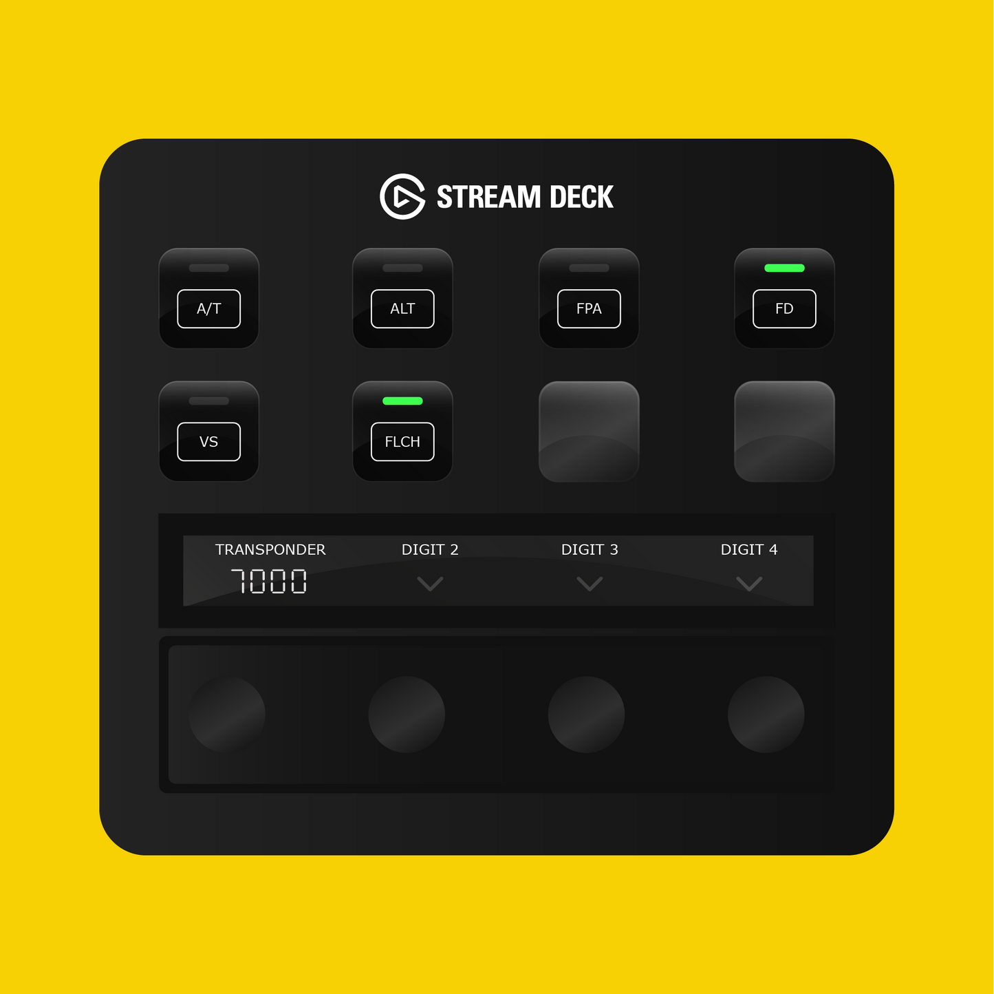 FSS E-Jets ERJ 170-195 Autopilot Panel for Stream Deck Plus