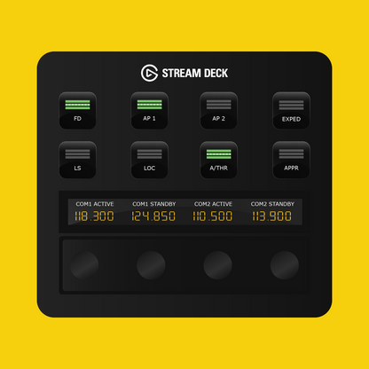 Fenix A3XX Autopilot Panel for Stream Deck Plus