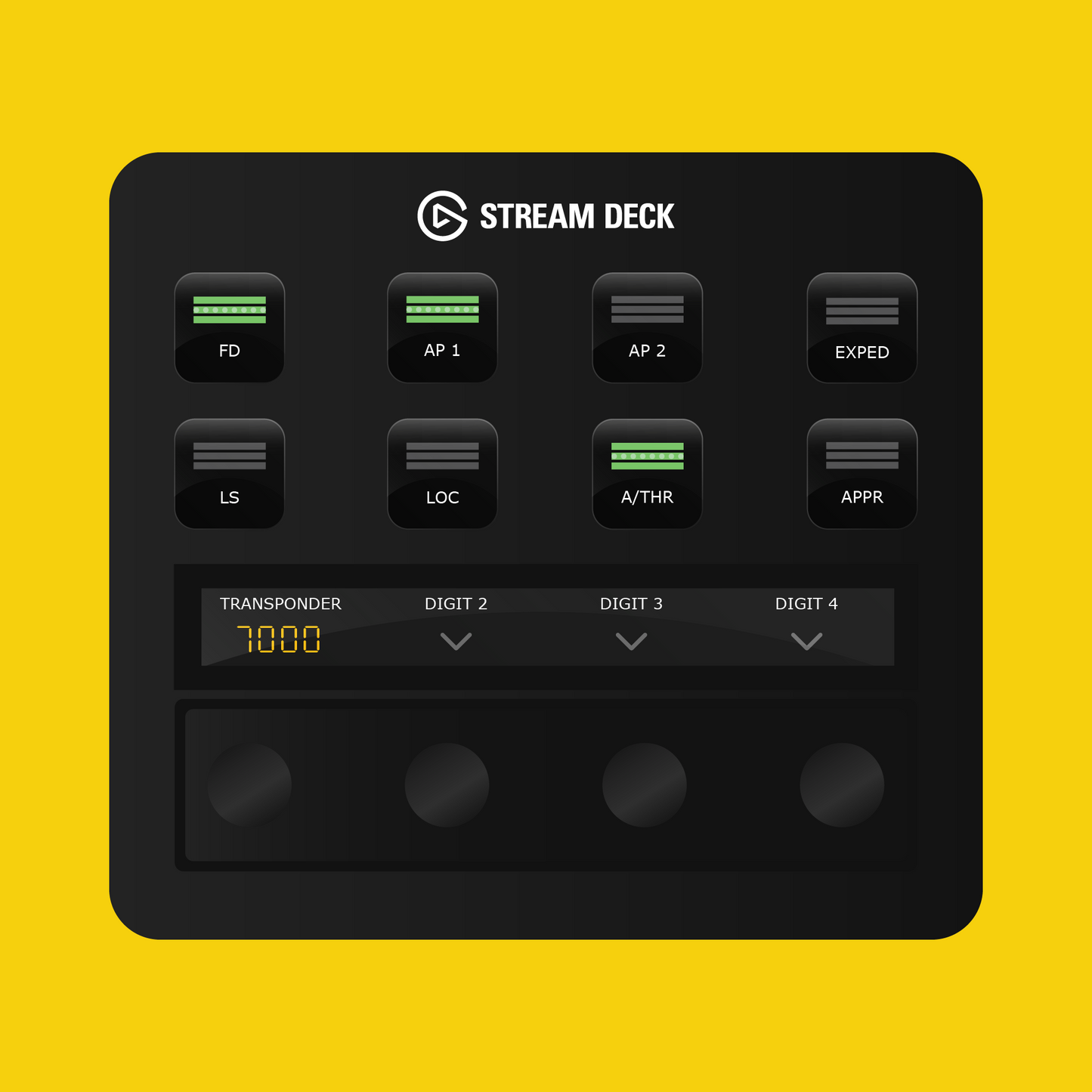 Fenix A3XX Autopilot Panel for Stream Deck Plus