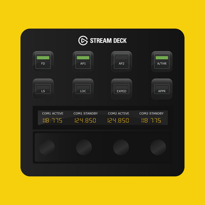 Fenix A319, A320 & A321 Autopilot Panel for Stream Deck Plus