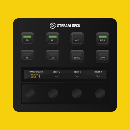 Fenix A319, A320 & A321 Autopilot Panel for Stream Deck Plus