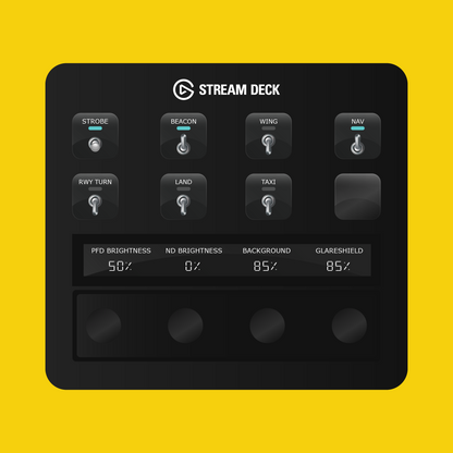 Fenix A319, A320 & A321 Autopilot Panel for Stream Deck Plus