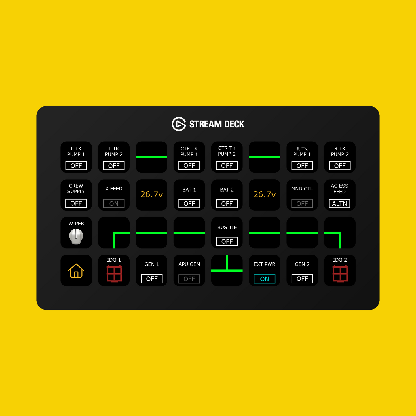 Headwind A330 Stream Deck Profile