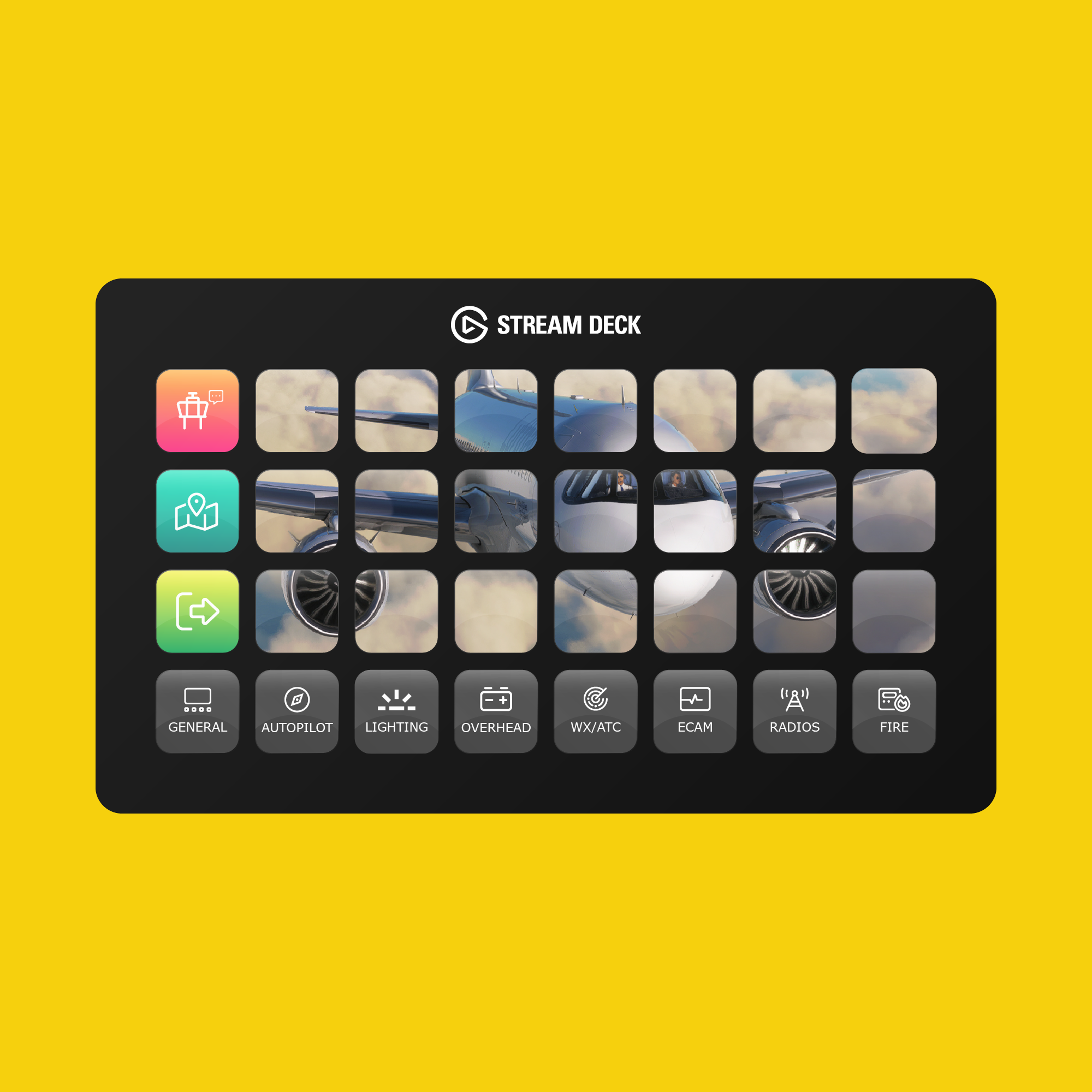 Microsoft Flight Simulator Stream Deck Profiles – Flight Panels