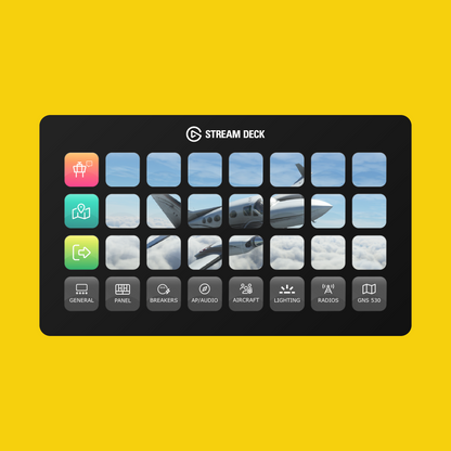 Flysimware Cessna 414 AW Chancellor Stream Deck Profile