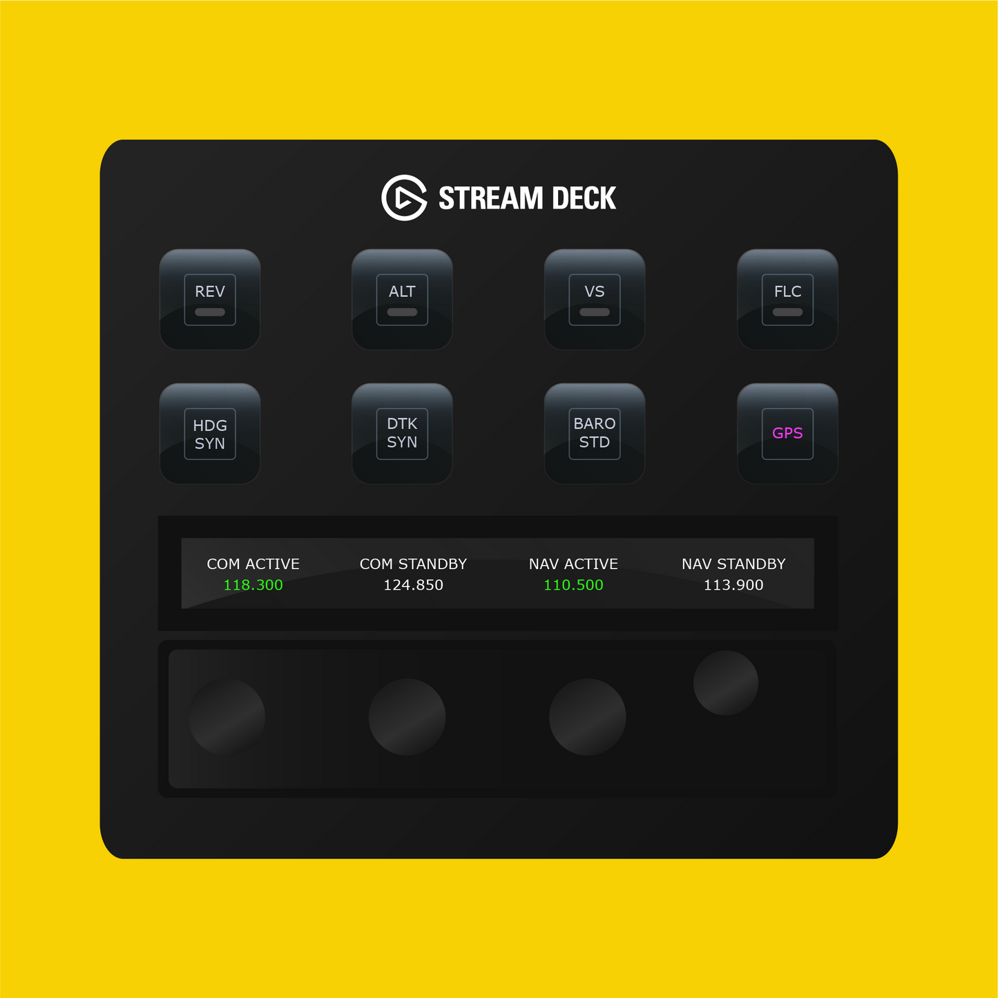 Garmin GTN 750 Autopilot Panel for Stream Deck Plus