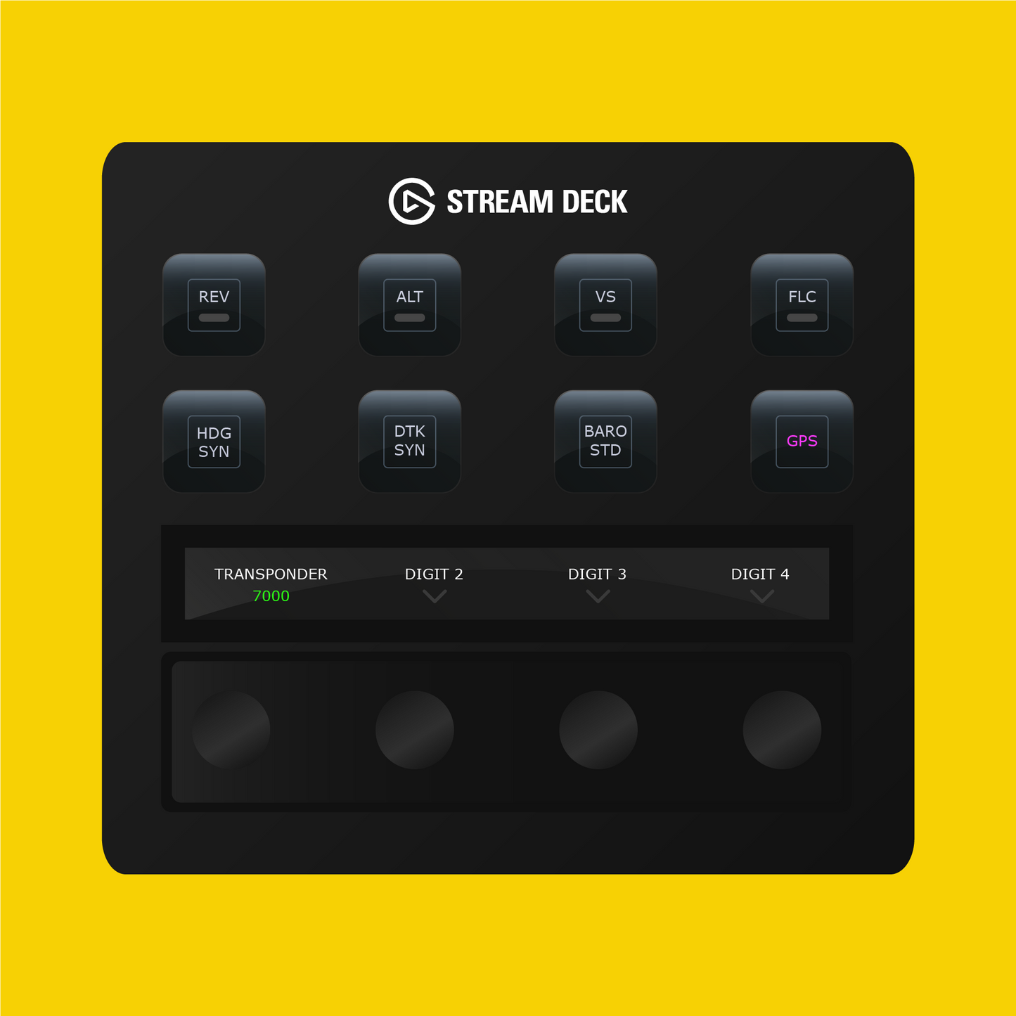 Garmin GTN 750 Autopilot Panel for Stream Deck Plus