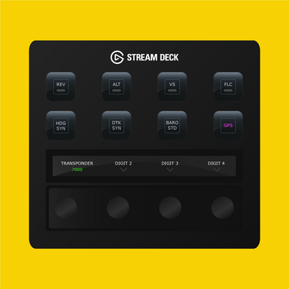 Garmin GTN 750 Autopilot Panel for Stream Deck Plus