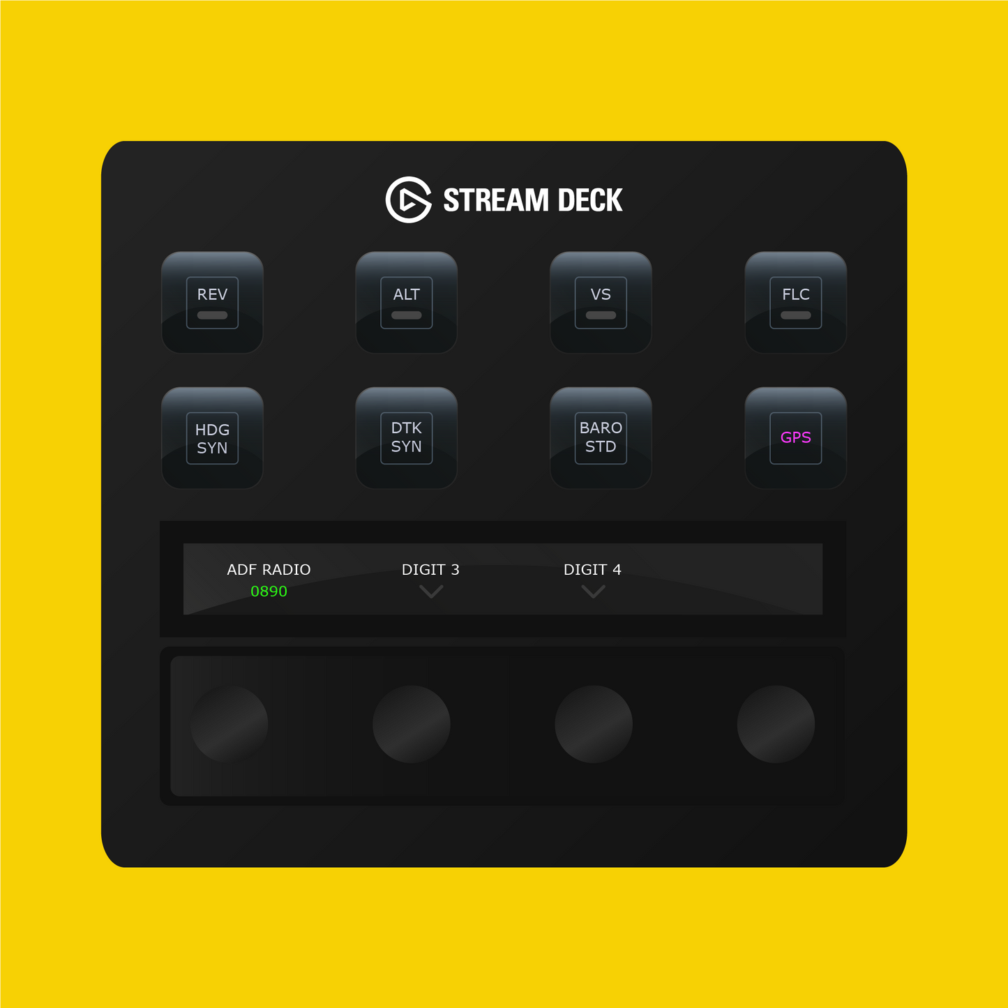 Garmin GTN 750 Autopilot Panel for Stream Deck Plus