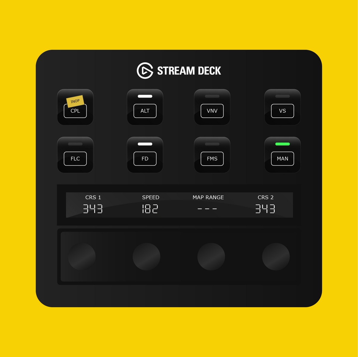 HondaJet (HJet) Autopilot Panel for Stream Deck Plus - Flight Panels