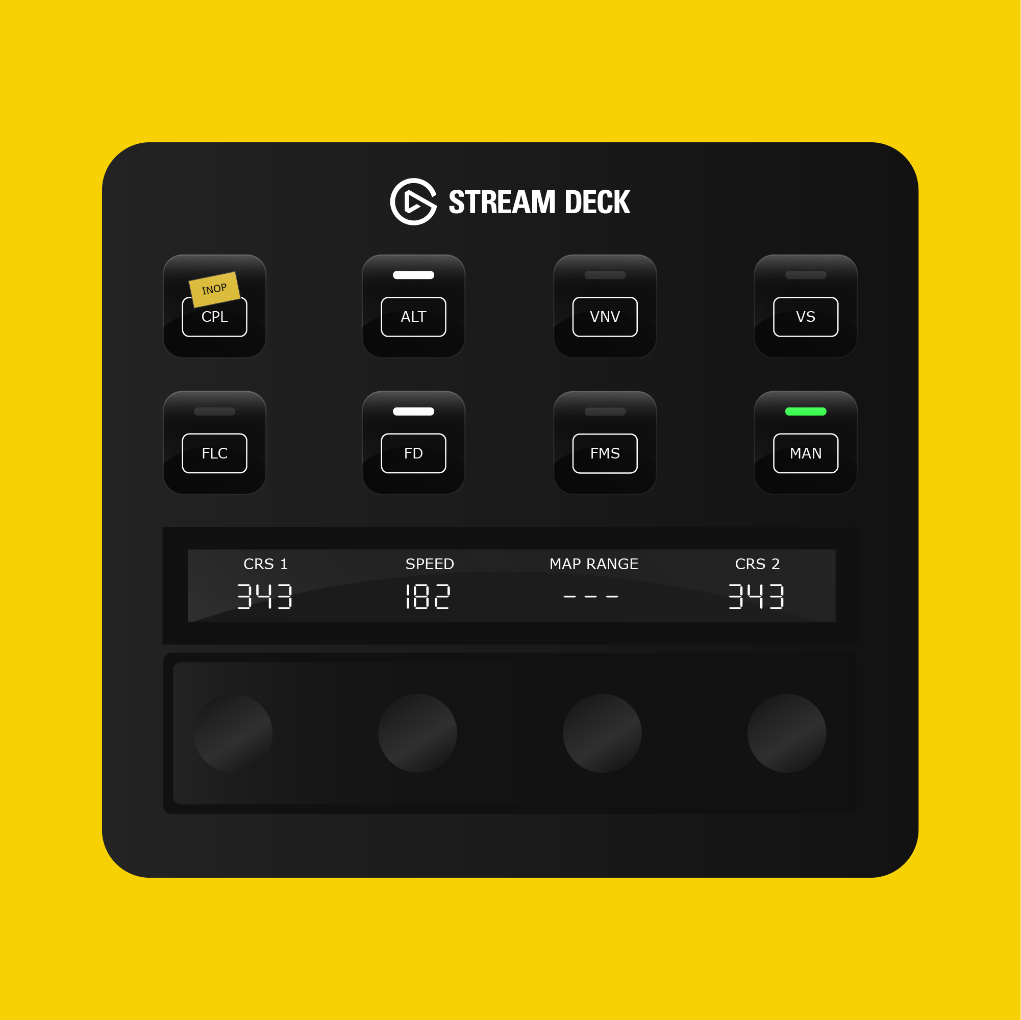 HondaJet (HJet) Autopilot Panel for Stream Deck Plus - Flight Panels