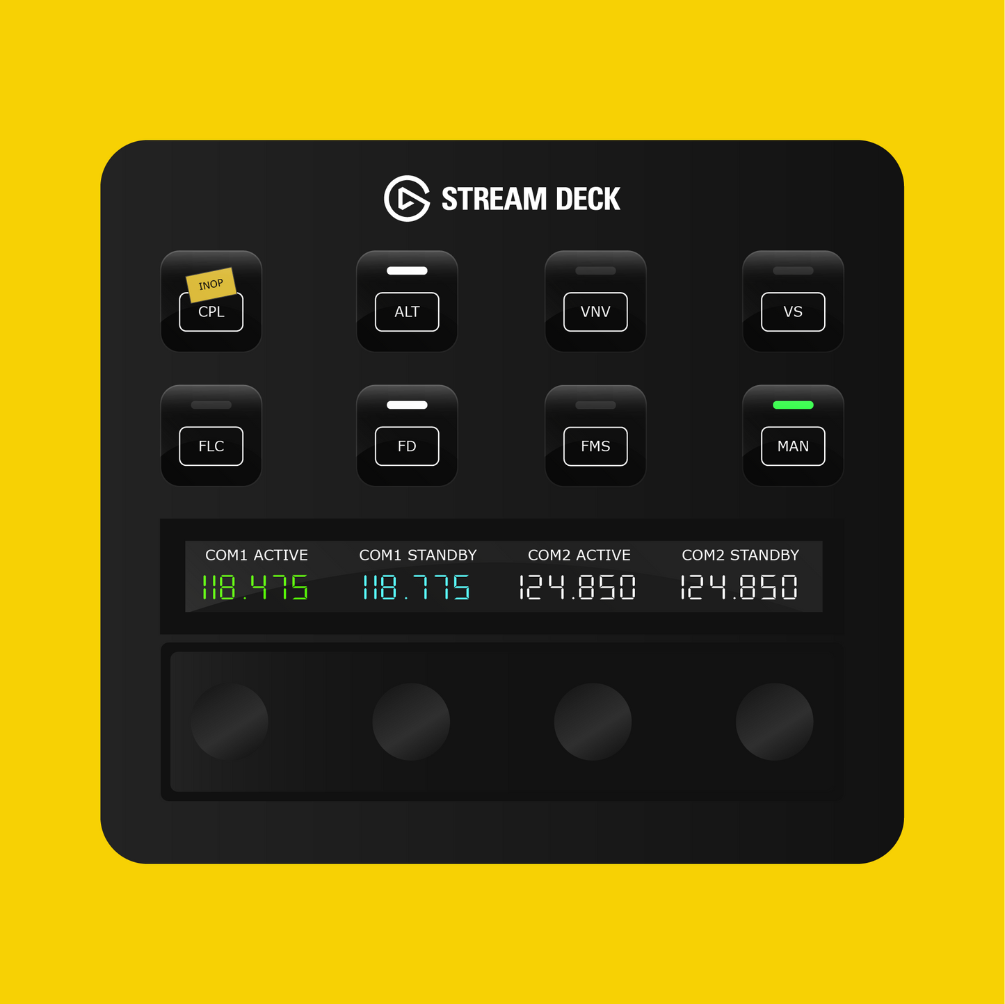 HondaJet (HJet) Autopilot Panel for Stream Deck Plus