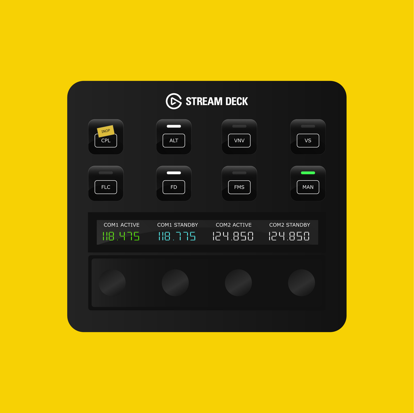 HondaJet (HJet) Autopilot Panel for Stream Deck Plus