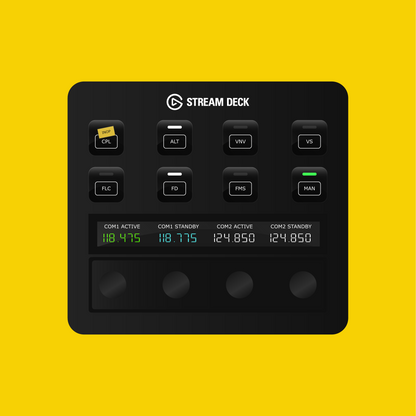 HondaJet (HJet) Autopilot Panel for Stream Deck Plus