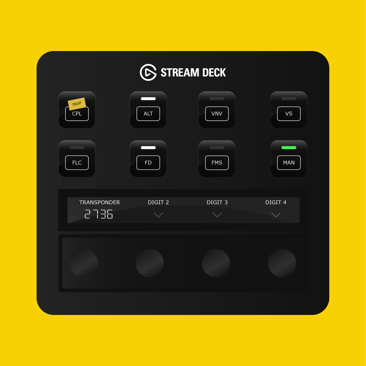 HondaJet (HJet) Autopilot Panel for Stream Deck Plus - Flight Panels