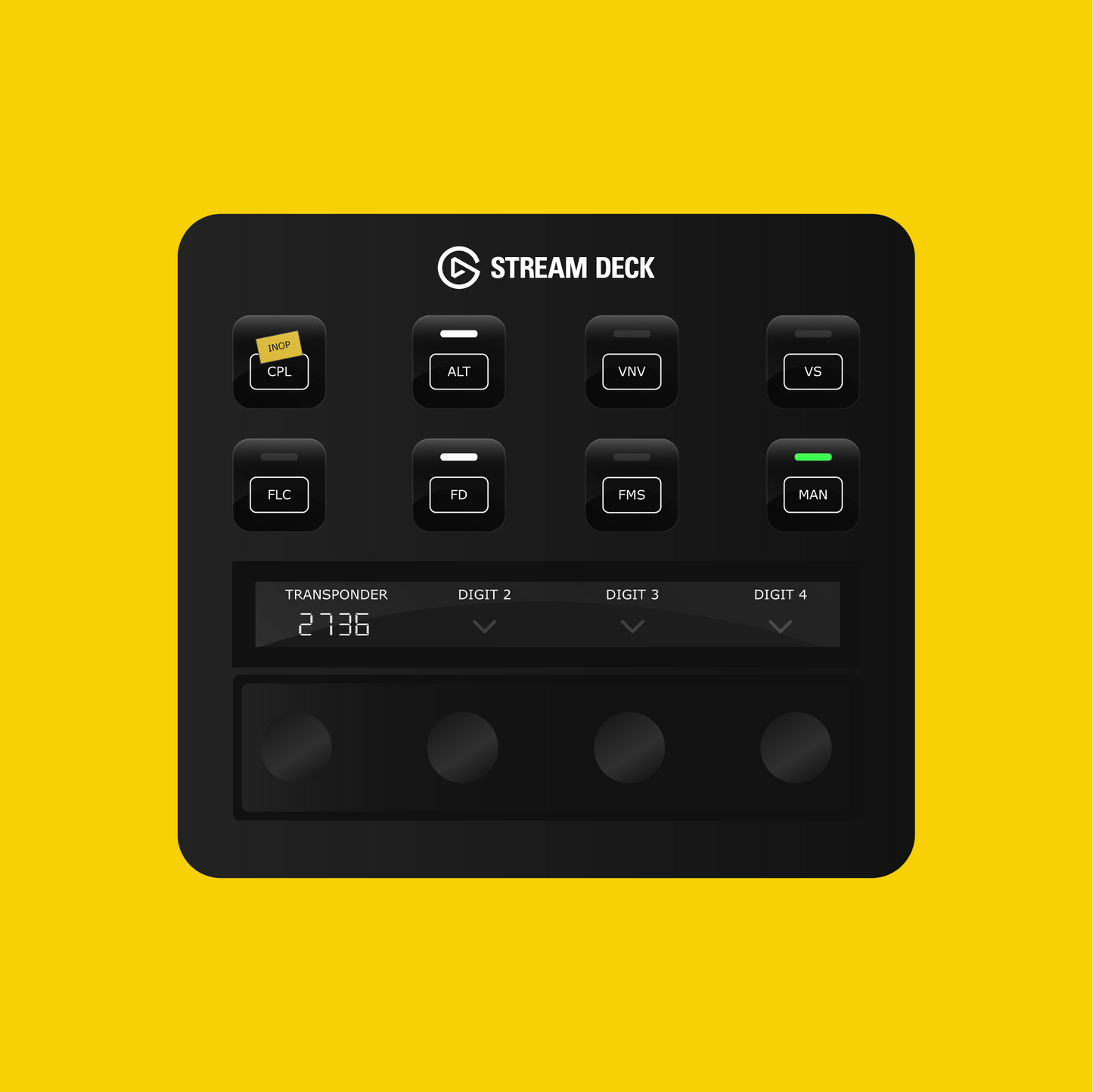 HondaJet (HJet) Autopilot Panel for Stream Deck Plus