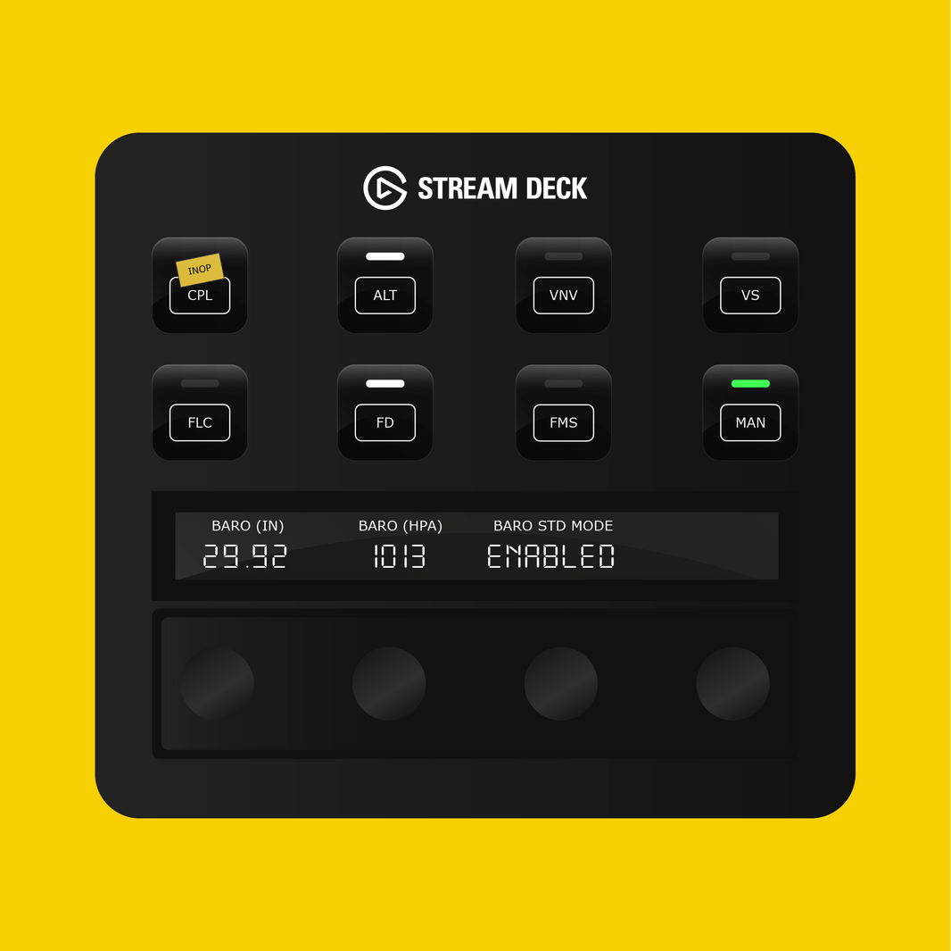 HondaJet (HJet) Autopilot Panel for Stream Deck Plus - Flight Panels