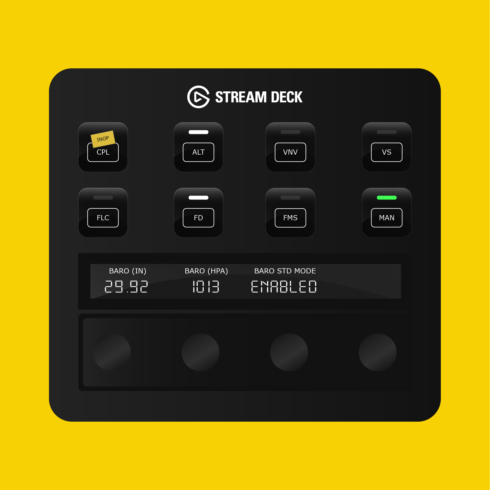 HondaJet (HJet) Autopilot Panel for Stream Deck Plus - Flight Panels