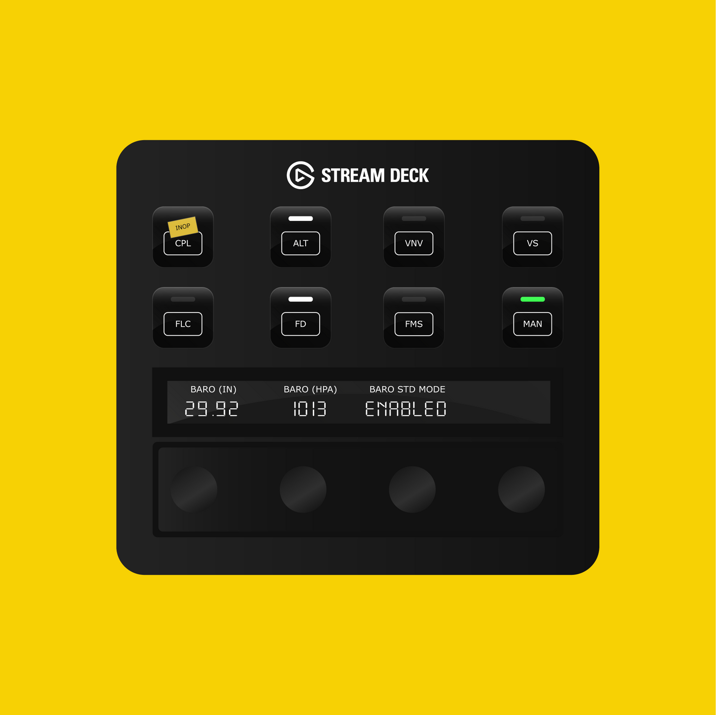 HondaJet (HJet) Autopilot Panel for Stream Deck Plus