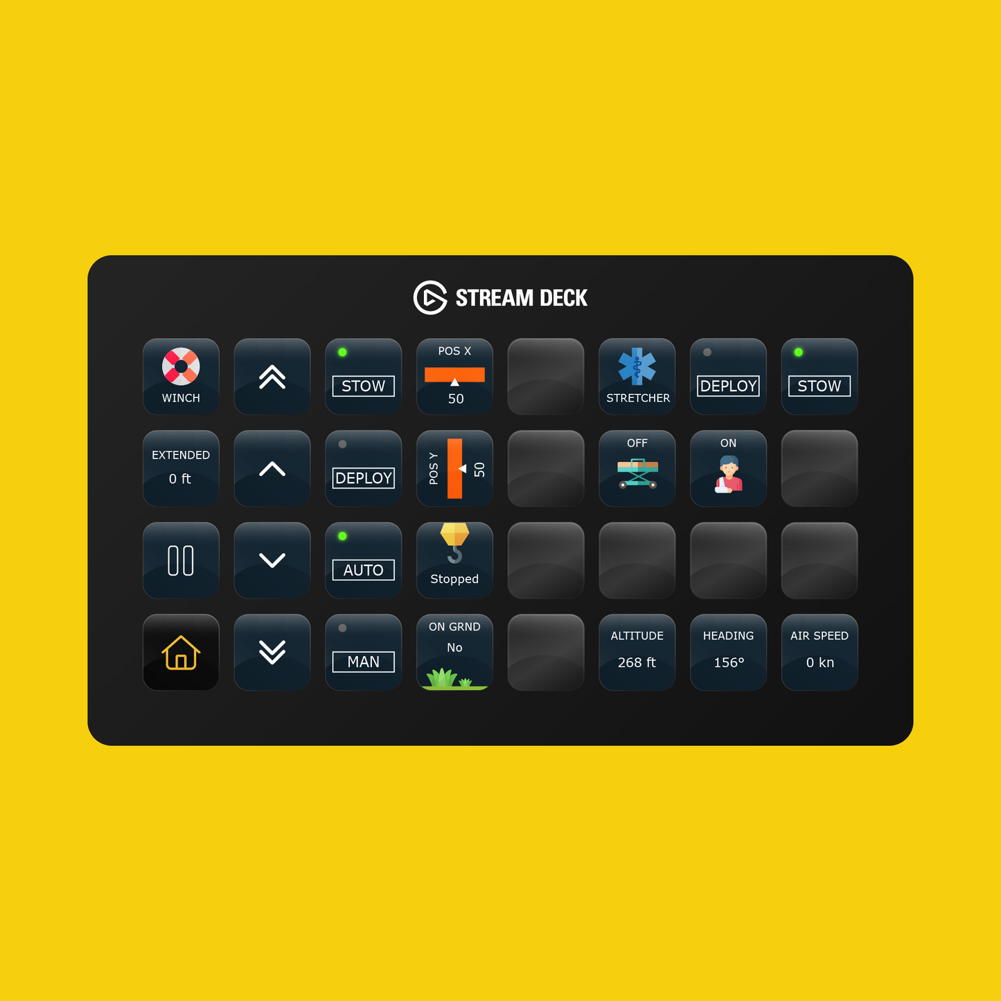 HPG H145 Stream Deck Profile