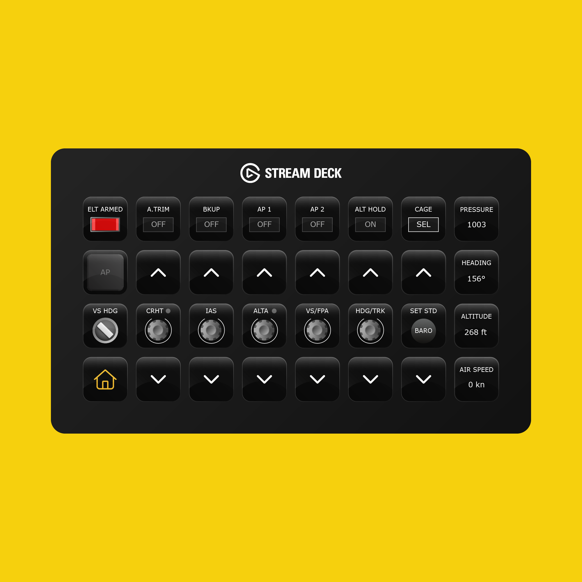 HPG H145 Stream Deck Profile - Flight Panels