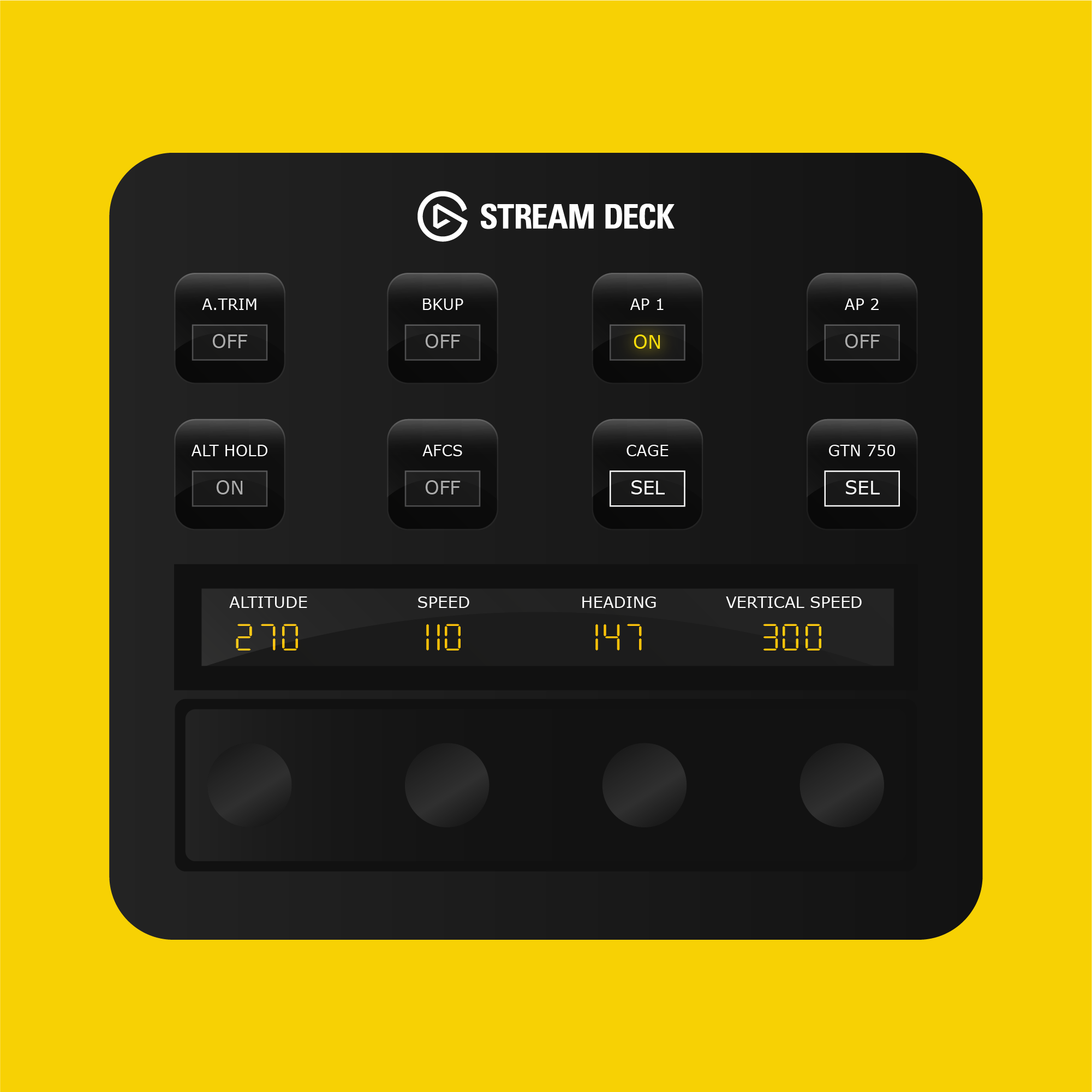 HPG H145 Autopilot Panel for Stream Deck Plus - Flight Panels