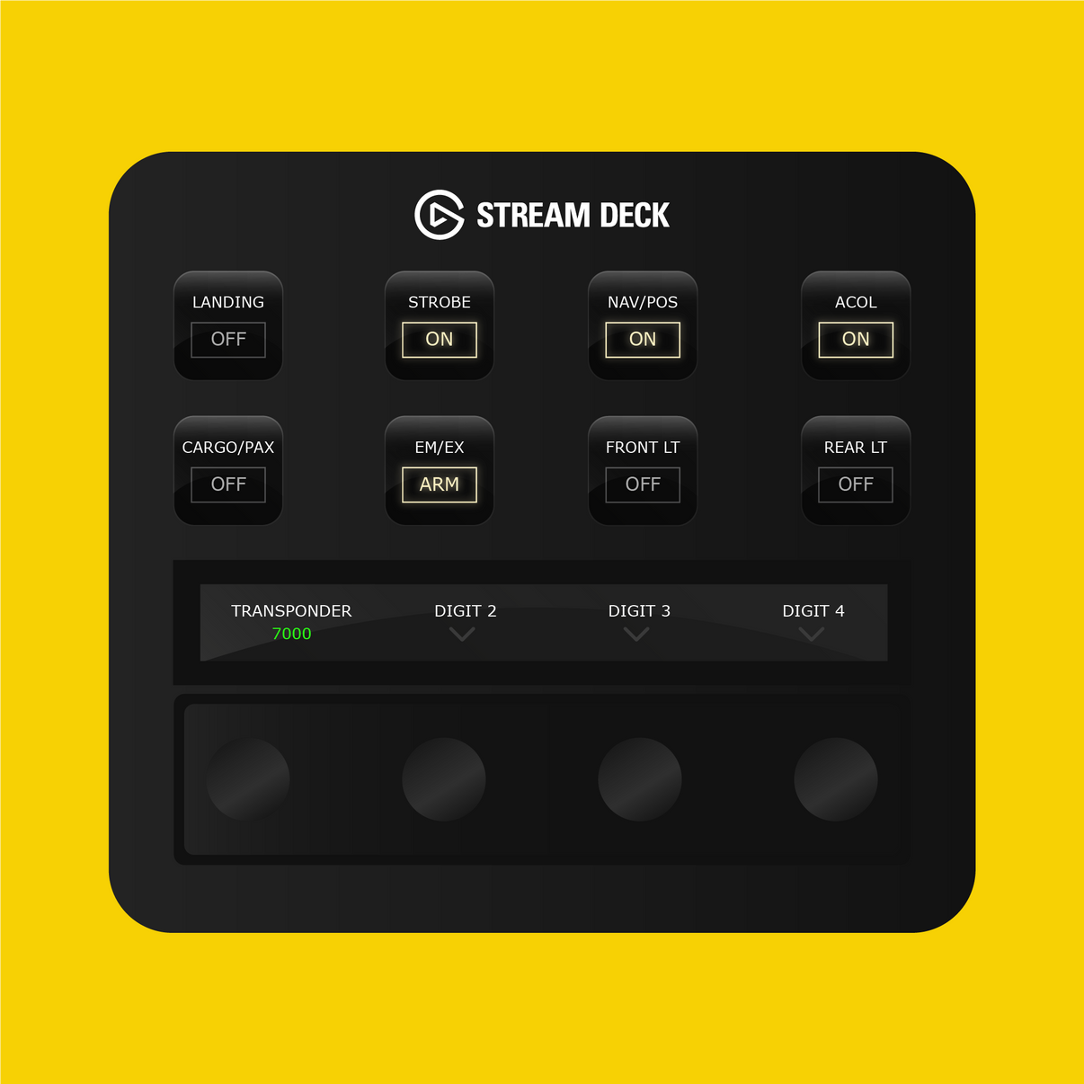 HPG H145 Autopilot Panel for Stream Deck Plus - Flight Panels