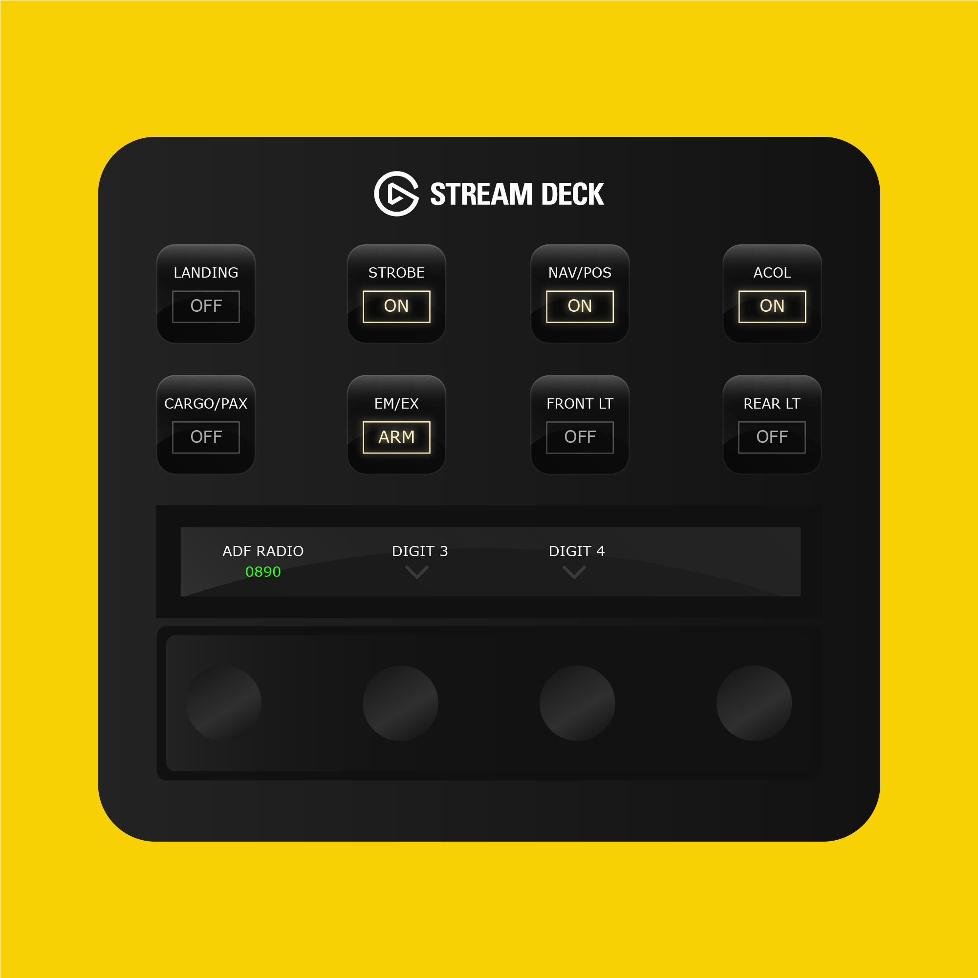 HPG H145 Autopilot Panel for Stream Deck Plus - Flight Panels