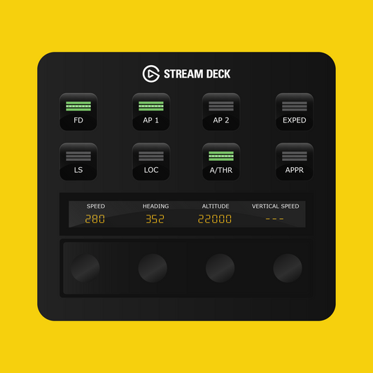 Headwind A330-900 Neo (A339X) Autopilot Panel for Stream Deck Plus