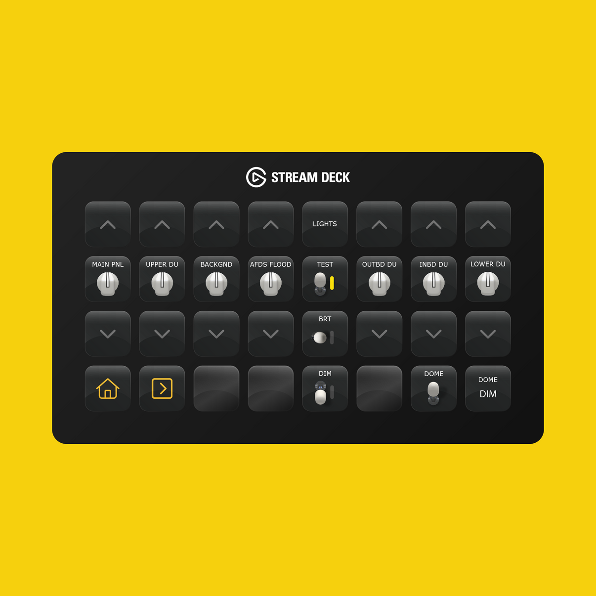 PMDG Boeing 737 Stream Deck Profile - Flight Panels