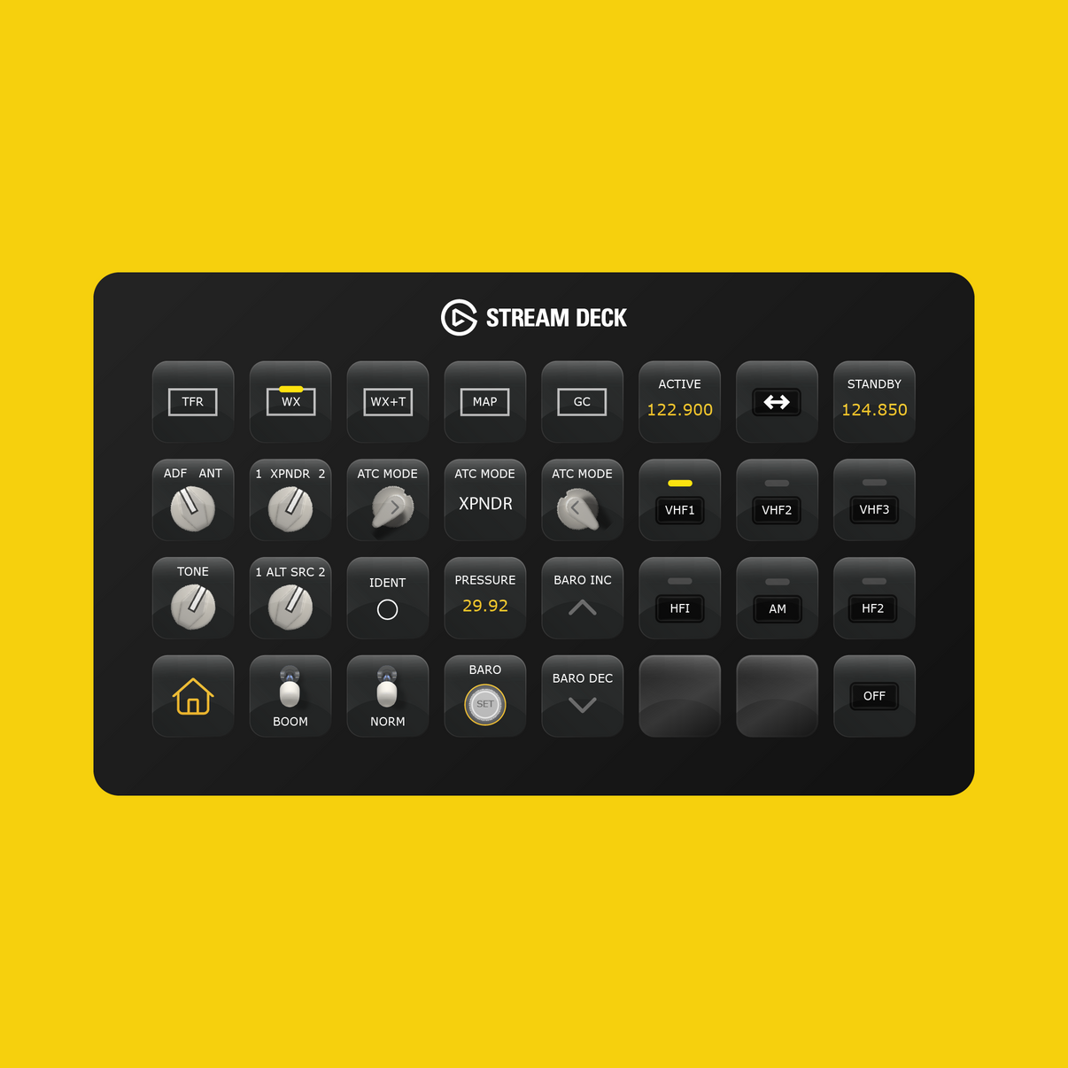 PMDG Boeing 737 Stream Deck Profile - Flight Panels