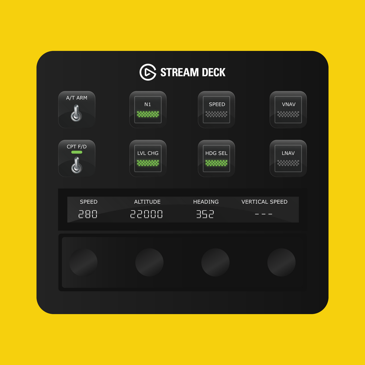 PMDG 737 Autopilot Panel for Stream Deck Plus - Flight Panels