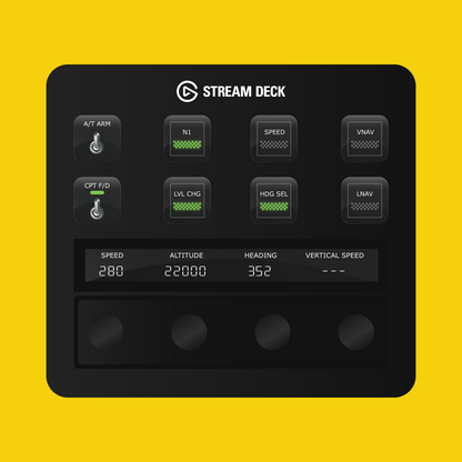 PMDG 737-800 Autopilot Panel for Stream Deck Plus