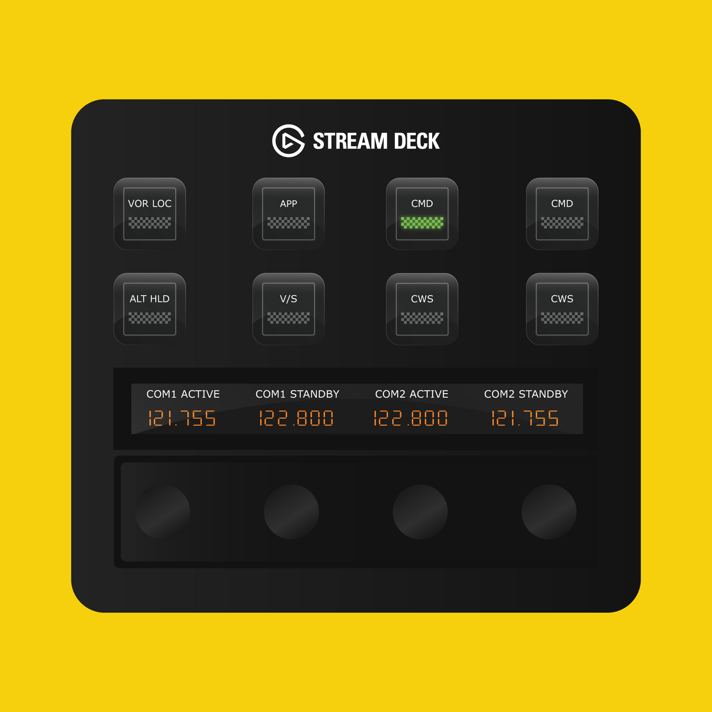 PMDG 737-800 Autopilot Panel for Stream Deck Plus