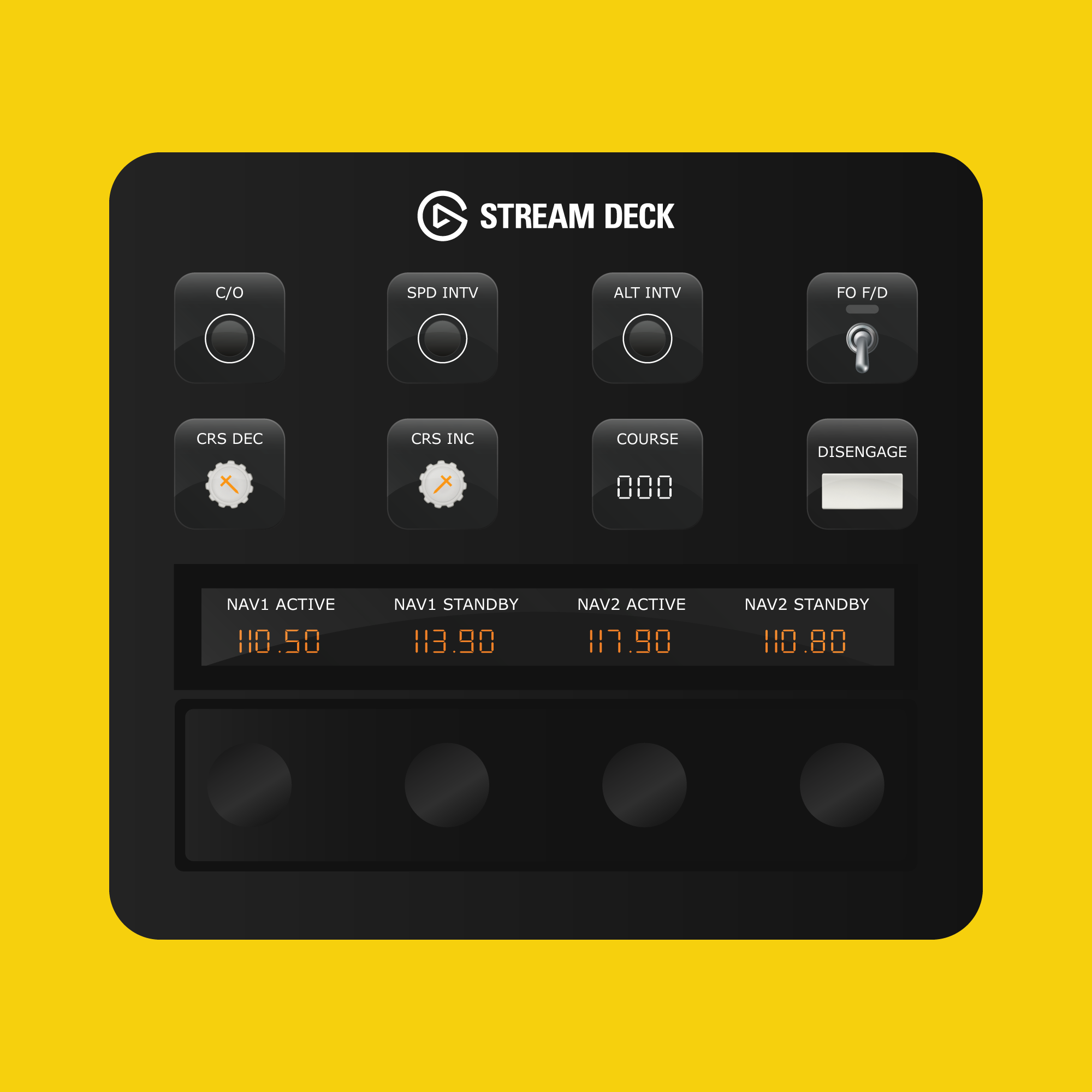 PMDG 737 Autopilot Panel for Stream Deck Plus - Flight Panels