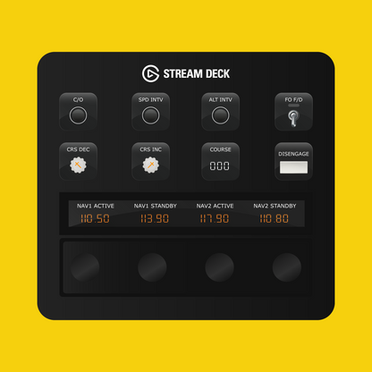 PMDG 737-800 Autopilot Panel for Stream Deck Plus