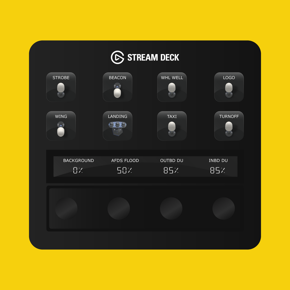 PMDG 737 Autopilot Panel for Stream Deck Plus - Flight Panels