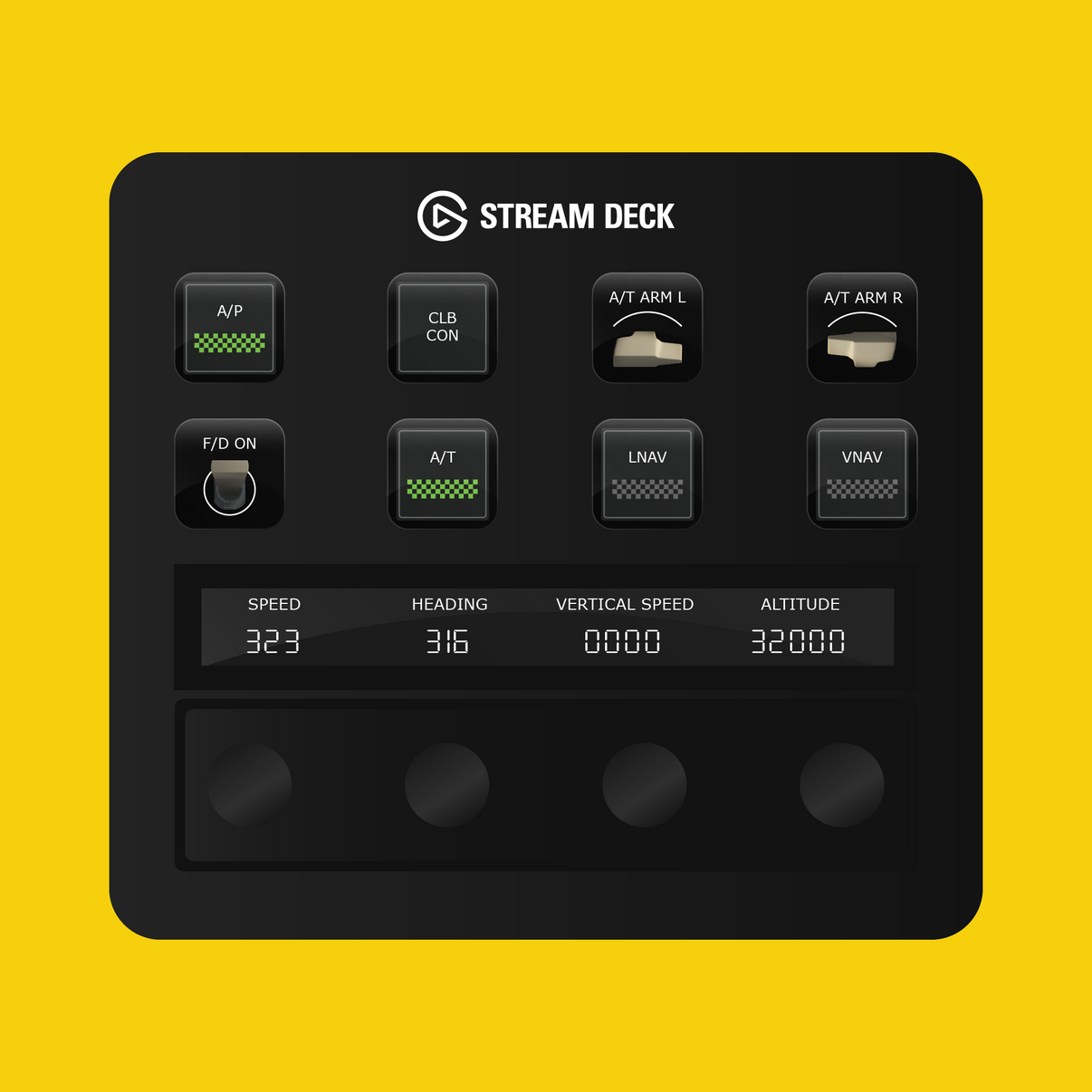 PMDG 777-300ER Autopilot Panel for Stream Deck Plus - Flight Panels