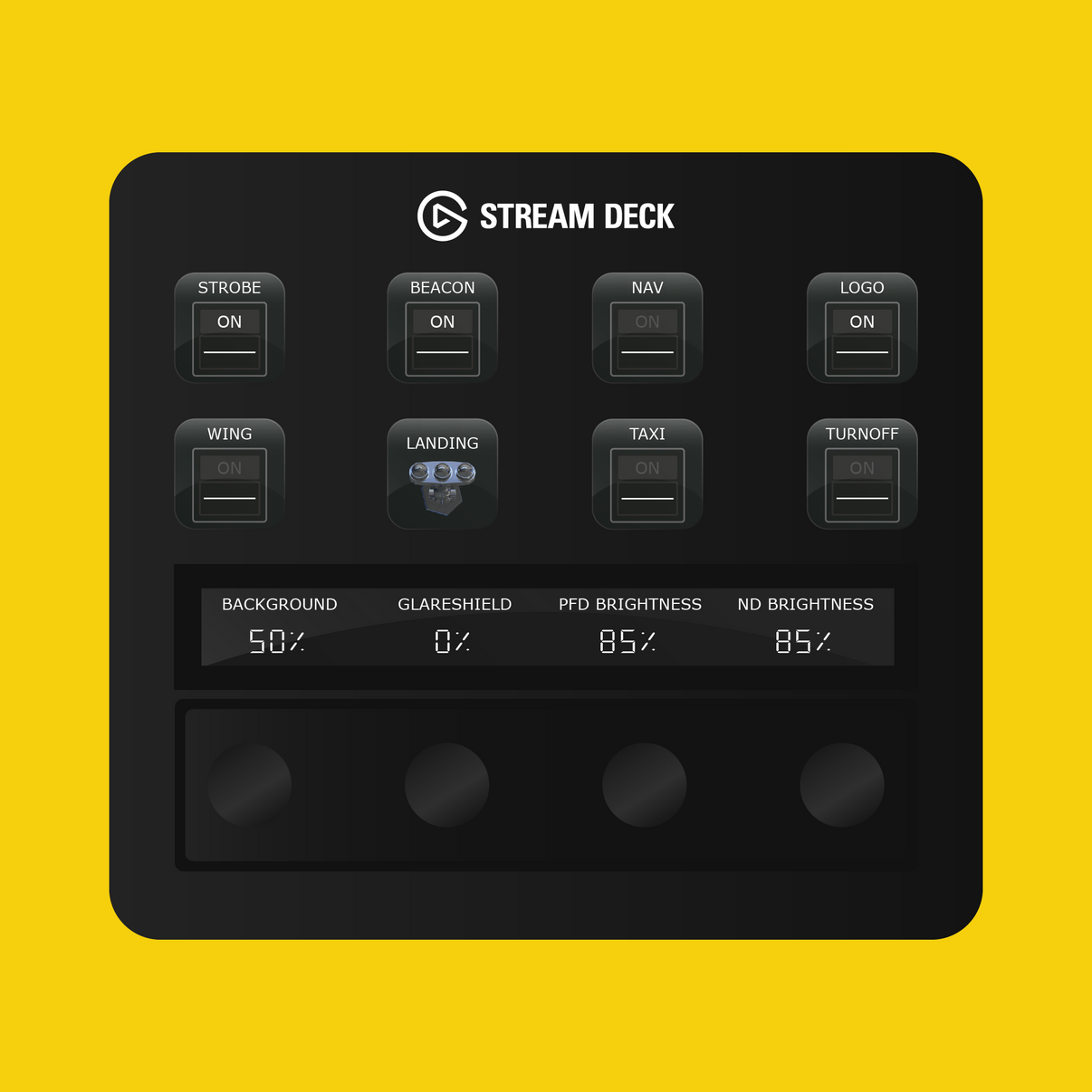 PMDG 777-300ER Autopilot Panel for Stream Deck Plus - Flight Panels