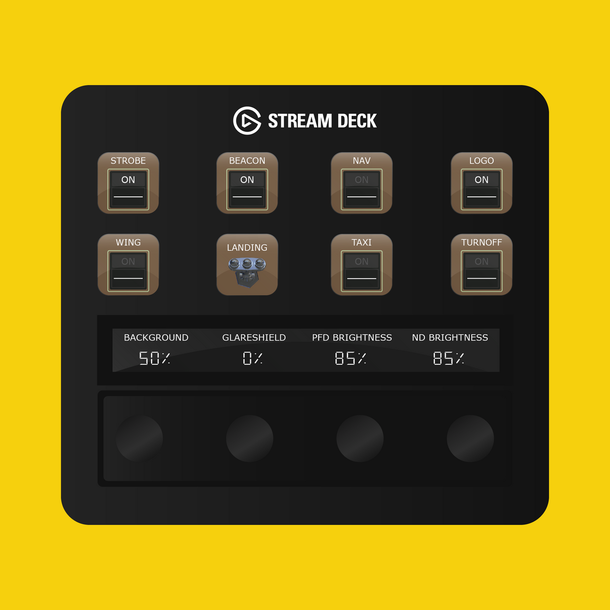 PMDG 777-300ER Autopilot Panel for Stream Deck Plus - Flight Panels