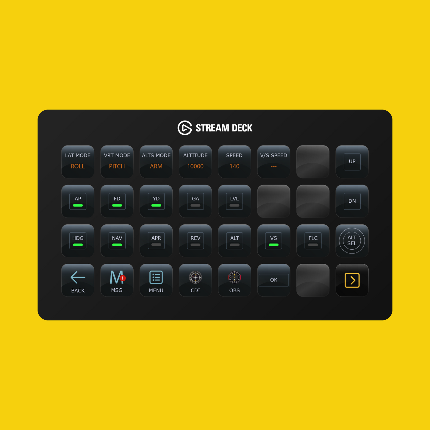 Garmin GTN750 Stream Deck Profile