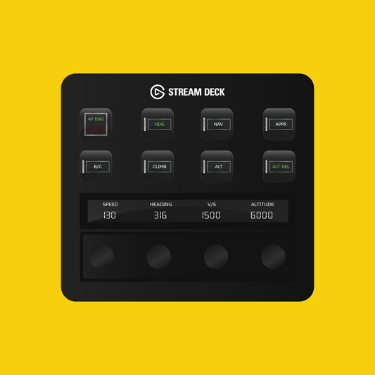 New! BlackBox Shorts SD330-360 Autopilot Panel for Stream Deck Plus