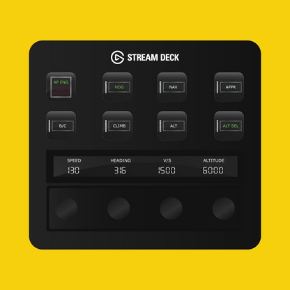 New! BlackBox Shorts SD330-360 Autopilot Panel for Stream Deck Plus