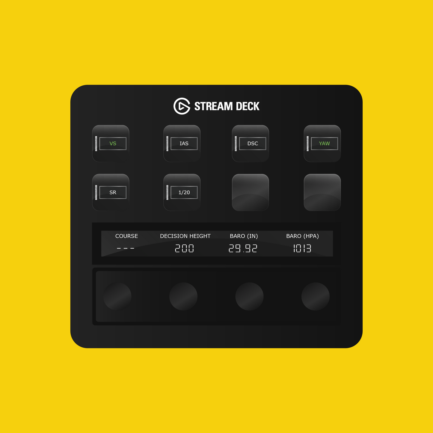 New! BlackBox Shorts SD330-360 Autopilot Panel for Stream Deck Plus