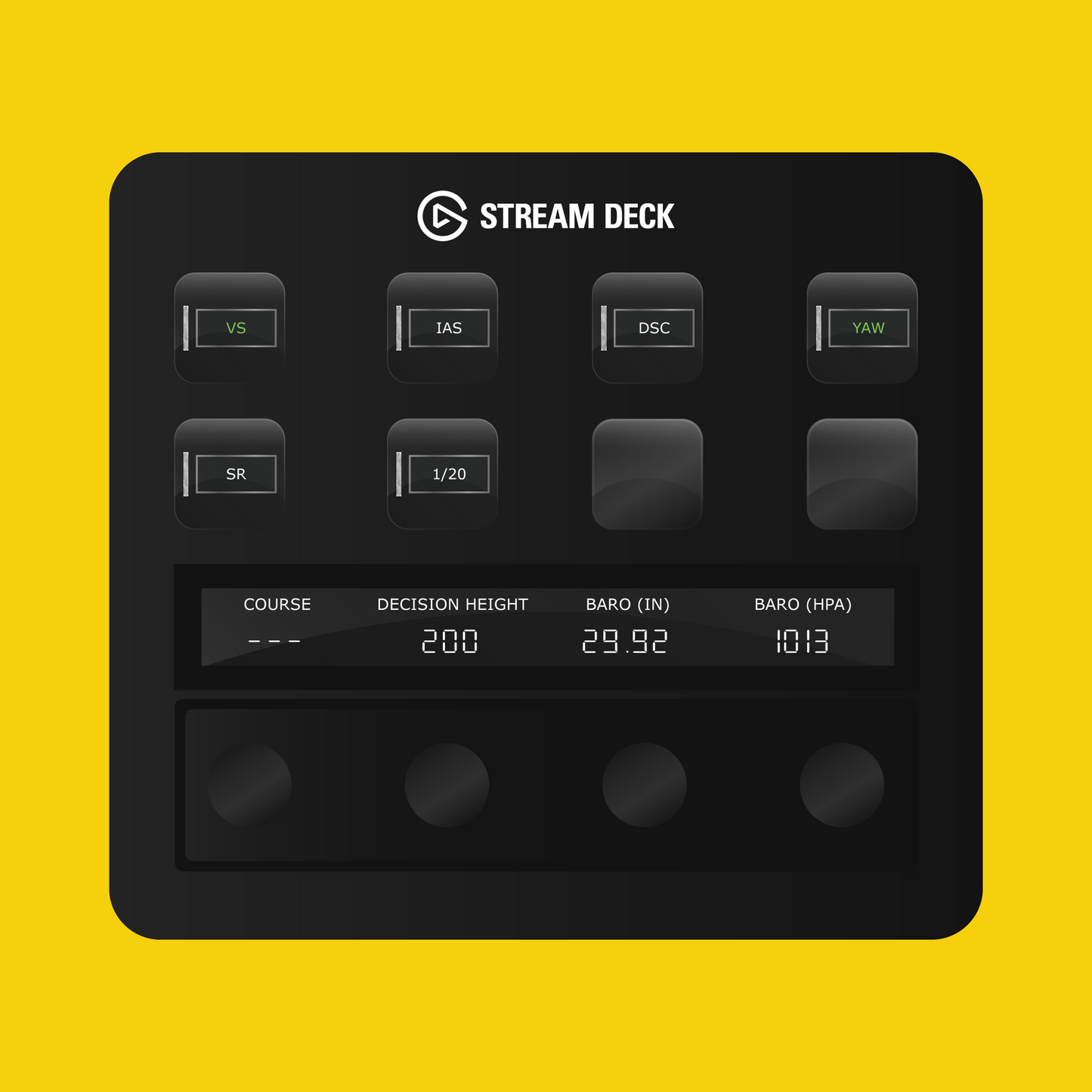 New! BlackBox Shorts SD330-360 Autopilot Panel for Stream Deck Plus