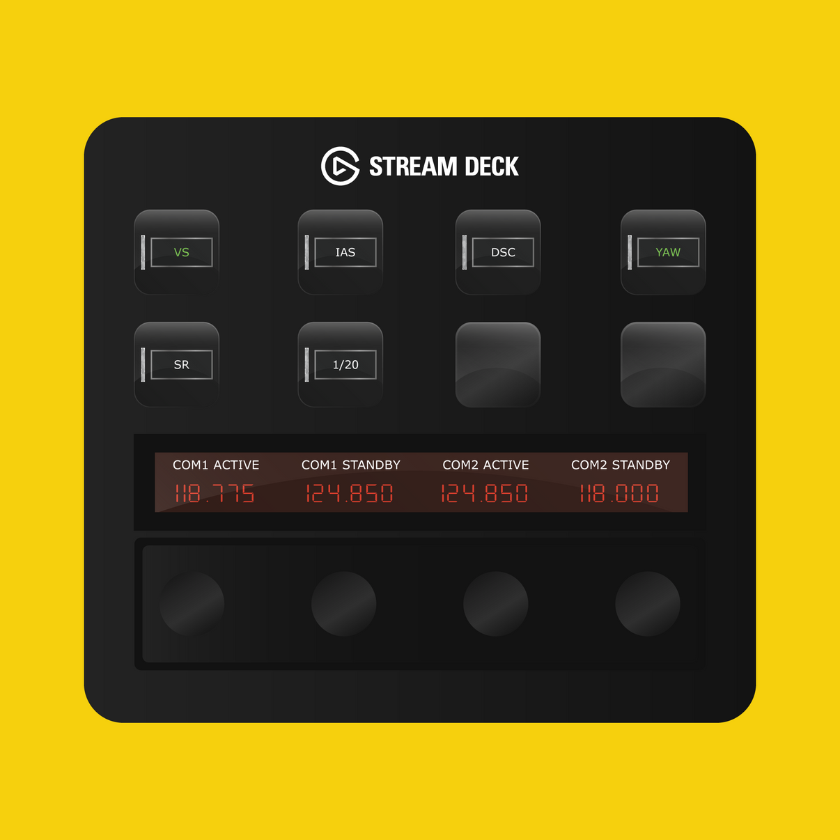 New! BlackBox Shorts SD330-360 Autopilot Panel for Stream Deck Plus - Flight Panels